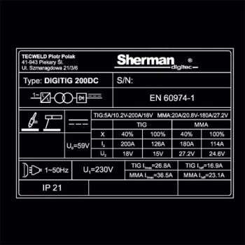 Sherman DIGITIG 200DC